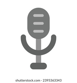 Podcast Vector Flat Icon For Personal And Commercial Use.
