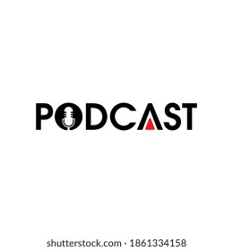 Design-Vorlage für Podcast-Vektorsymbol