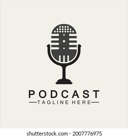 Podcast Vector icon design illustration Template
