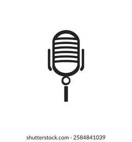 Podcast vector icon design template