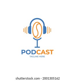 Podcast vector icon on white isolated background.