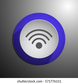Podcast vector icon. Web design style