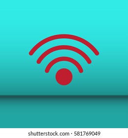Podcast vector icon. Web design style