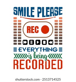 Podcast Vibes Best And Trendy Unique Colorful Vector Custom Tshirt Design Illustration