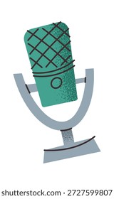 Podcaster microphone professional blogging accessory