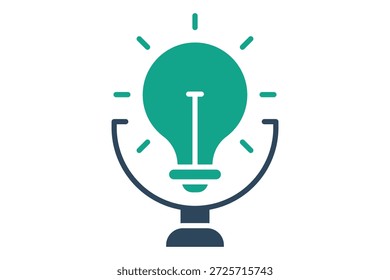 Icono de podcasting. estilo de icono sólido. icono relacionado con la creatividad vocal. creatividad Elementos Ilustración vectorial