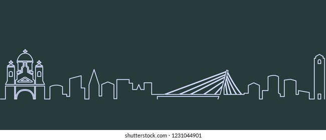 Podgorica Single Line Skyline