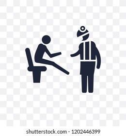 Podiatrist transparent icon. Podiatrist symbol design from Professions collection. Simple element vector illustration on transparent background.