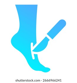 Podiatrisches Symbolelement für Design