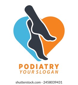 podiatry logo suitable for you foot care company simple design premium quality