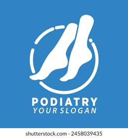podiatry logo suitable for you foot care company simple design premium quality