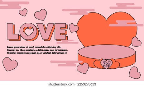 venta de día de posdium 2d design planas valentine