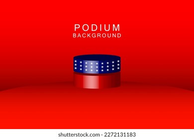 Podium background patriots' day, suitable for background for patriots' day event