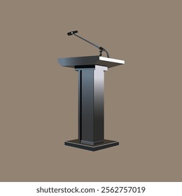 PODIUM BALCK AND WETE VECTOR DESIGN