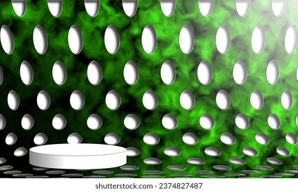 Podium with beautiful gradient abstract Background