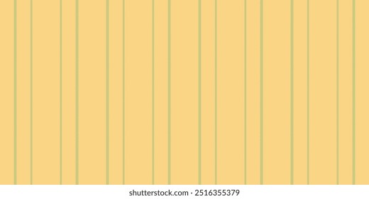 Vertical textil de la tela del podio, fondo del patrón de la raya del comedor. Vector sin costuras con textura de líneas cruzadas en la paleta de colores ámbar y verde.