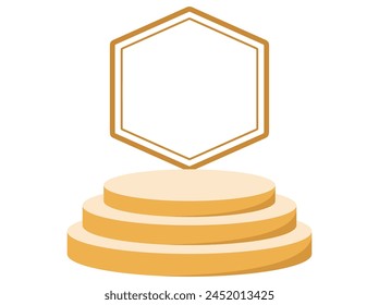 Podiumrahmen Bühne Hintergrund Illustration