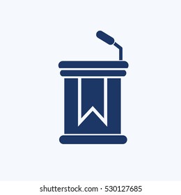 Podium icon design, clean vector