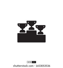 podium icon, design inspiration vector template for interface and any purpose