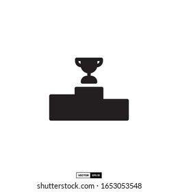 podium icon, design inspiration vector template for interface and any purpose
