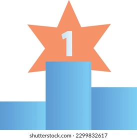 The Podium icon represents achievement, recognition, or success, commonly used in award or competition-related software