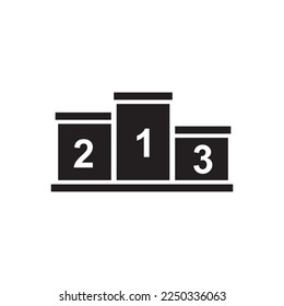 podium icon , sport icon vector