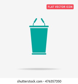 Podium icon. Vector concept illustration for design.