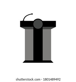 podium icon vector design template