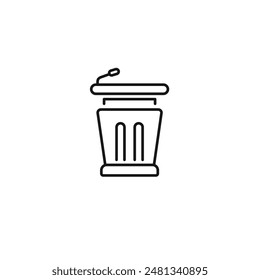 Podium icon vector. EPS 10 editable vector