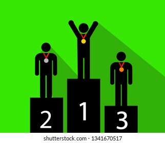 Podium icon vector illustration