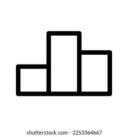 Podium Icon Vector Symbol Design Illustration
