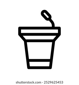 Podiumsymbol, Vektorsymbol-Entwurfsgrafik