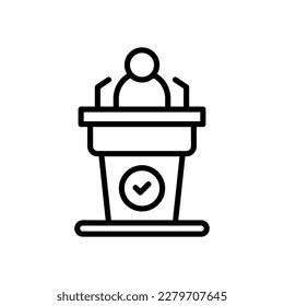 podium icon for your website design, logo, app, UI.