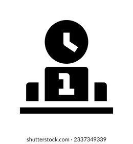 Podium Icon für Ihre Website, Ihr Handy, Ihre Präsentation und Ihr Logo-Design.