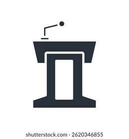 podium icons isolated on White Background. Flat style design