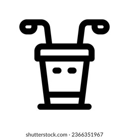 podium line icon. vector icon for your website, mobile, presentation, and logo design.