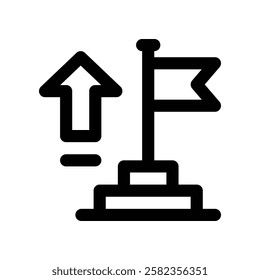 podium line icon. vector icon for your website, mobile, presentation, and logo design.