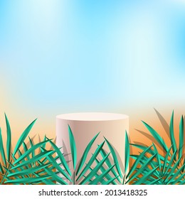 en un fondo borroso. afiches de verano. folleto publicitario de producto. tarjeta de saludo de verano