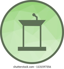 Podium, public, speaker