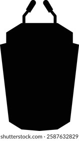 Podium of rostrum vector icon. Black vector icons, isolated on transparent background, solid pictogram Tribune elements, symbol for business meeting with microphone in glyph graphic designs styles.