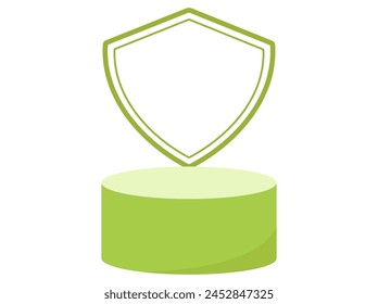 Podium Stage Frame Background Illustration