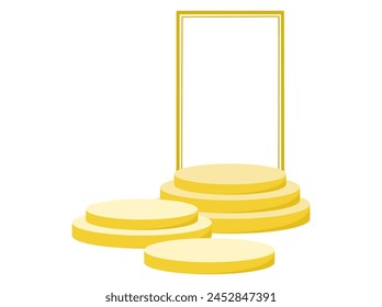 Podium Stage Product Frame Background