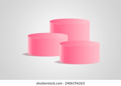 Podium stand stage vector shape