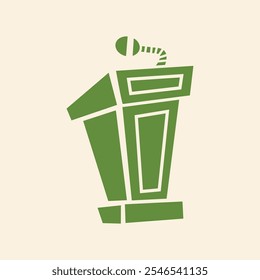 Podium trendy artwork cute abstract vector illustration colorful applied design.eps