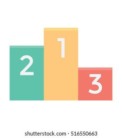 Podium Vector Icon