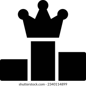 podium Vector illustration on a transparent background.Premium quality symmbols.Glyphs vector icon for concept and graphic design.