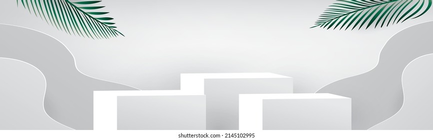 fondo de mockup negro blanco podio mínimo estudio