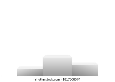 Podium. Podium winner. Pedestal or Platform. Vector illustration