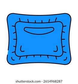 pods detergent line icon vector. pods detergent sign. isolated symbol illustration