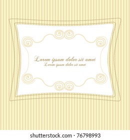 Poem Frame Swirl Background